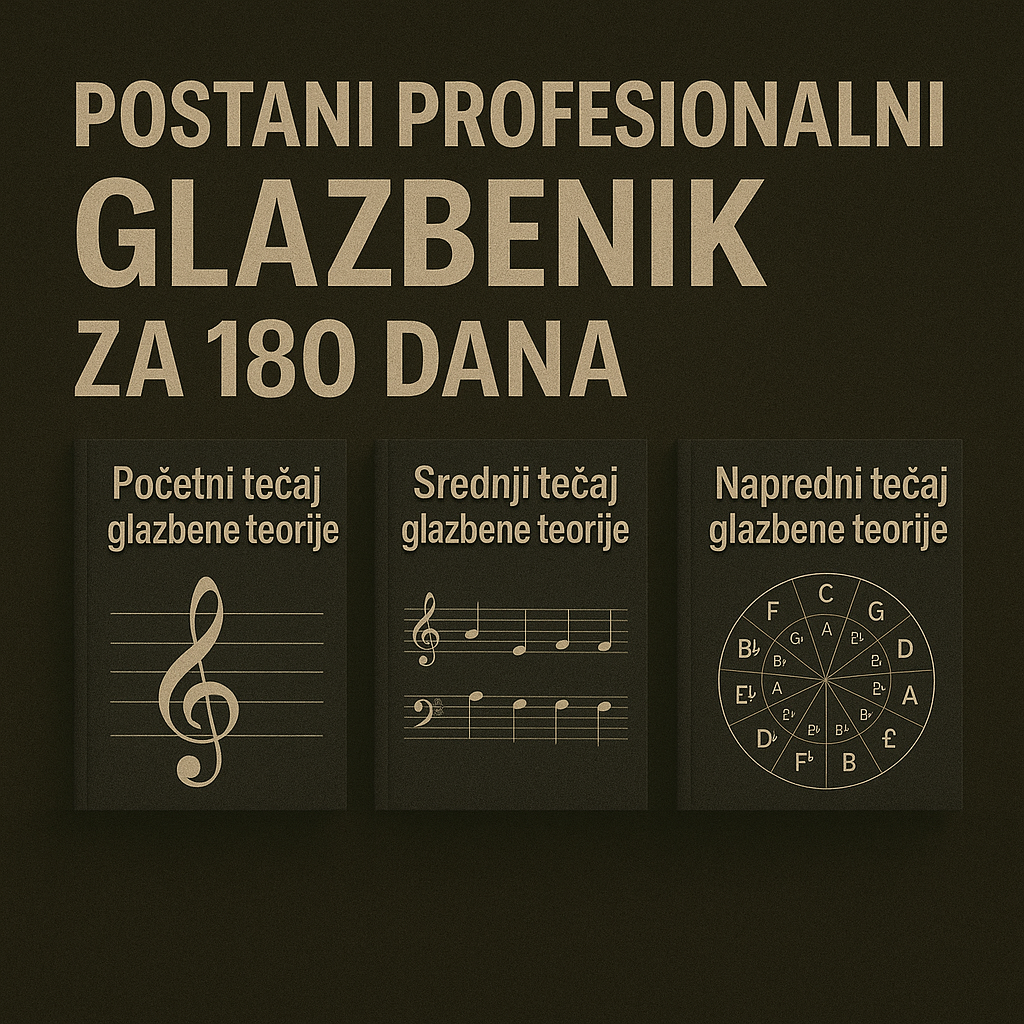 Postani profesionalni glazbenik za 180 dana