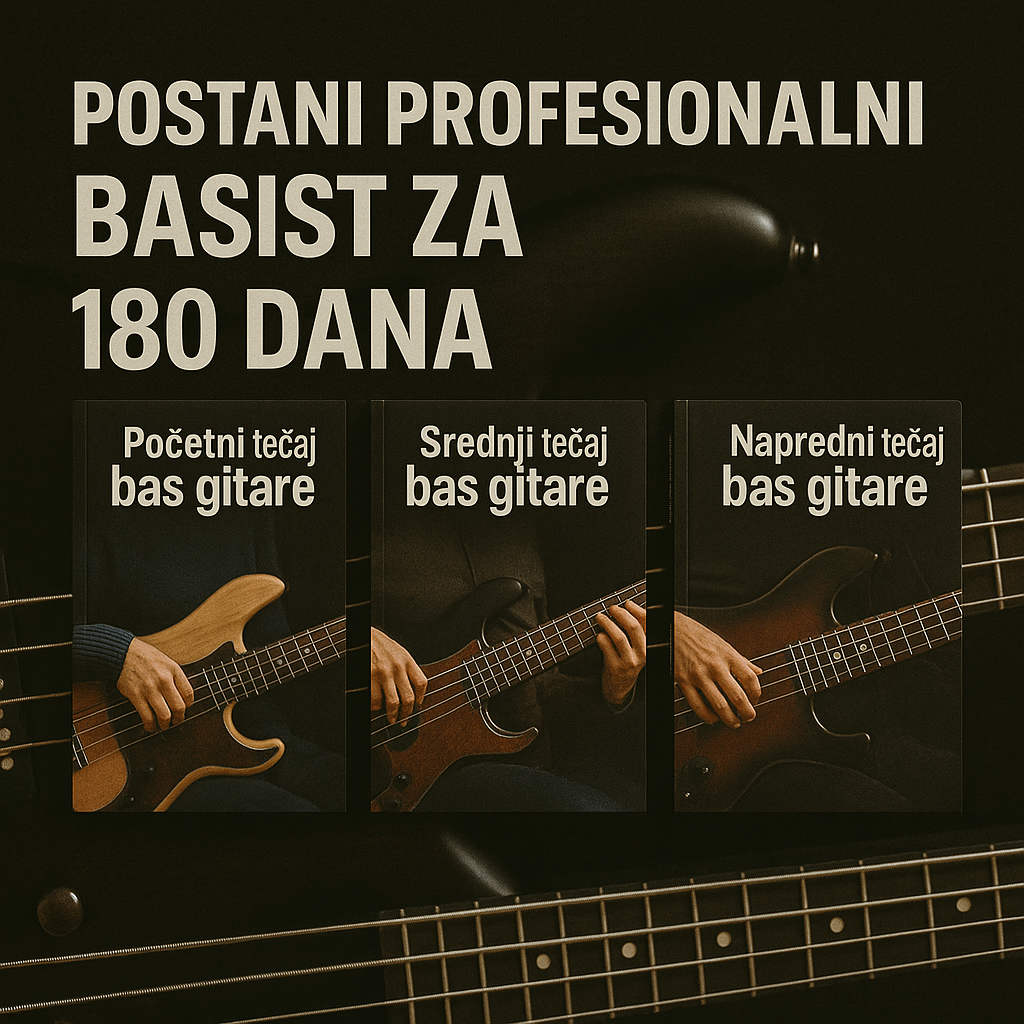 Postani profesionalni basist u 180 dana