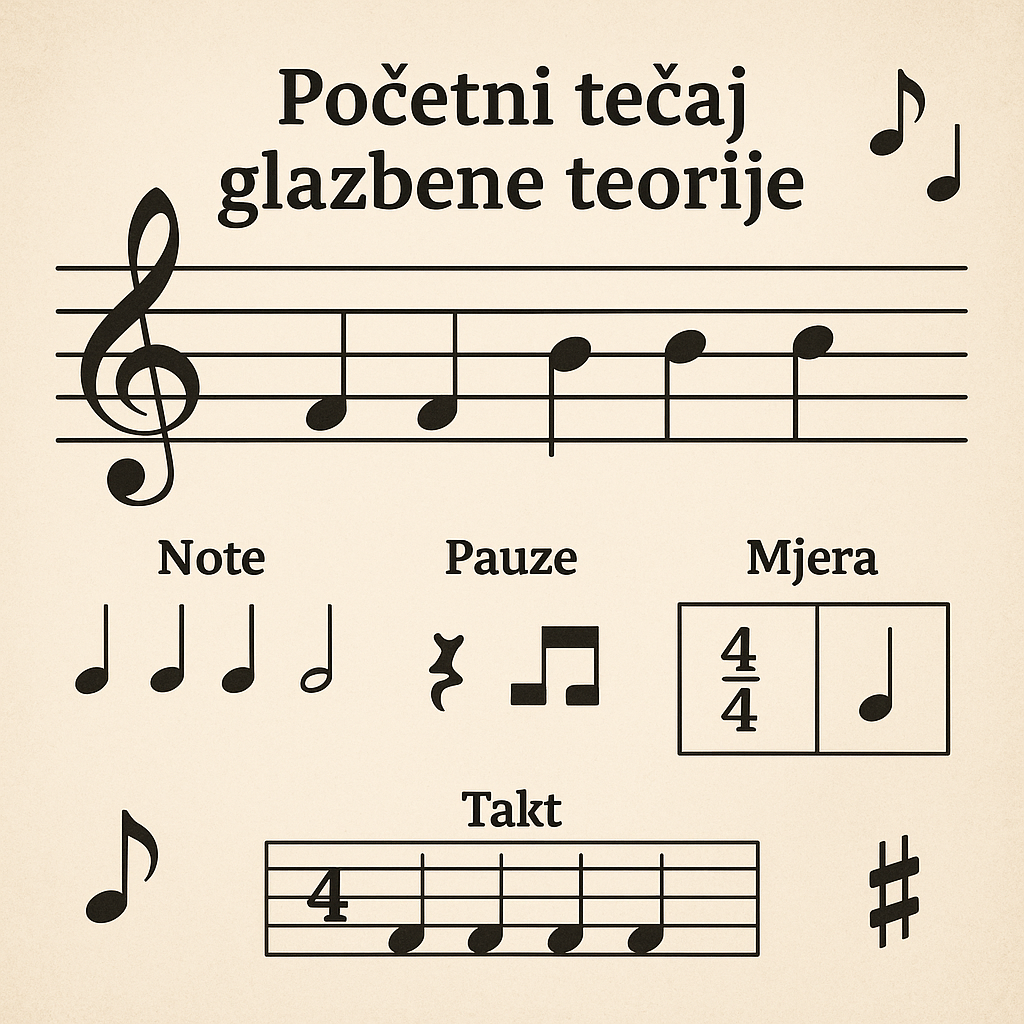 Početni tečaj glazbene teorije