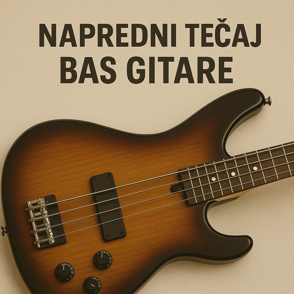 Napredni tečaj bas gitare