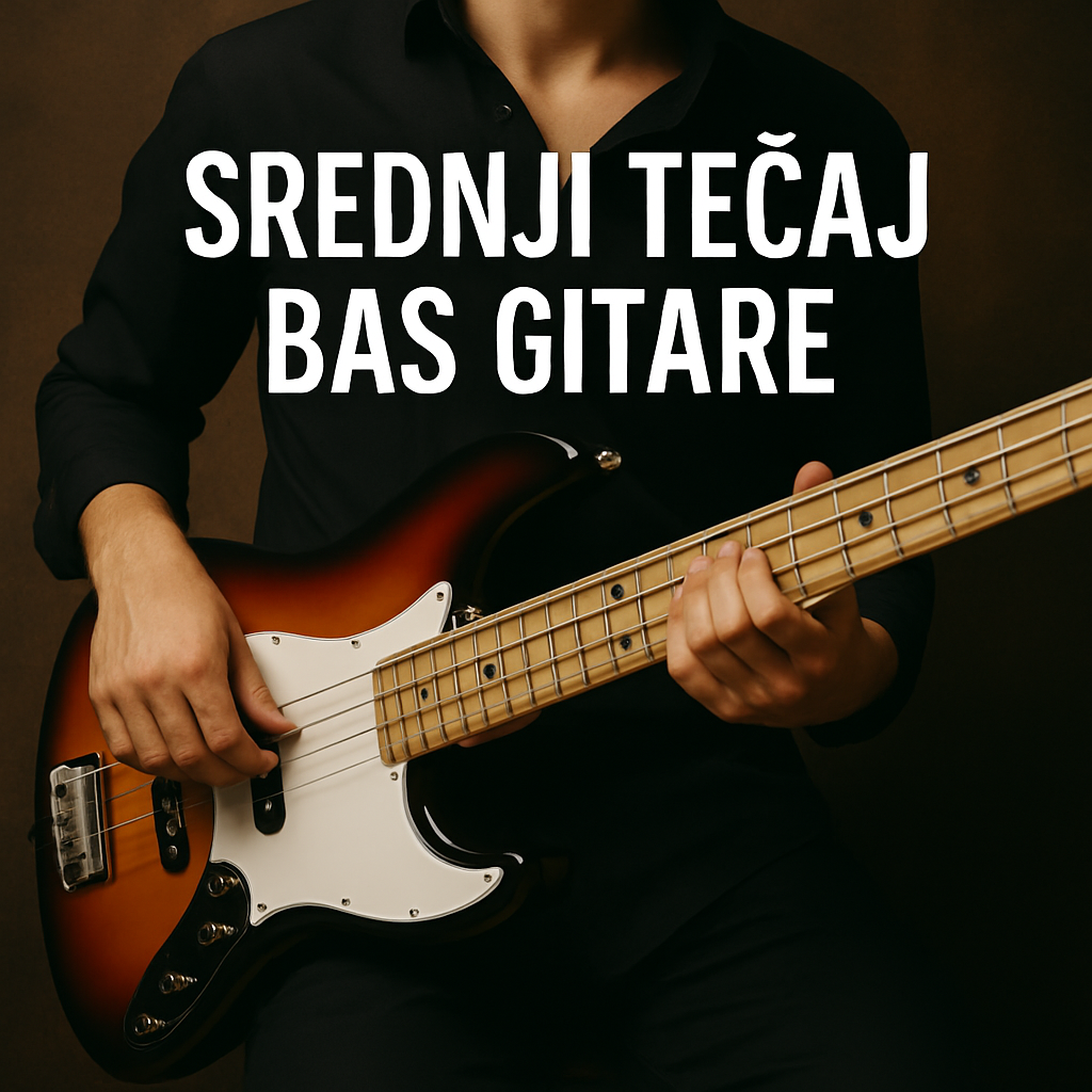 Srednji tečaj bas gitare