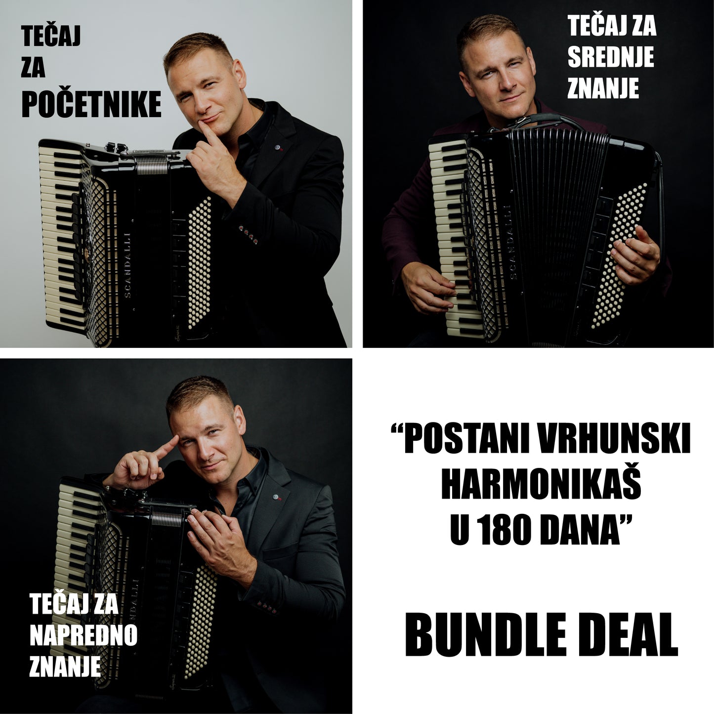 Postani vrhunski harmonikaš u 180 dana
